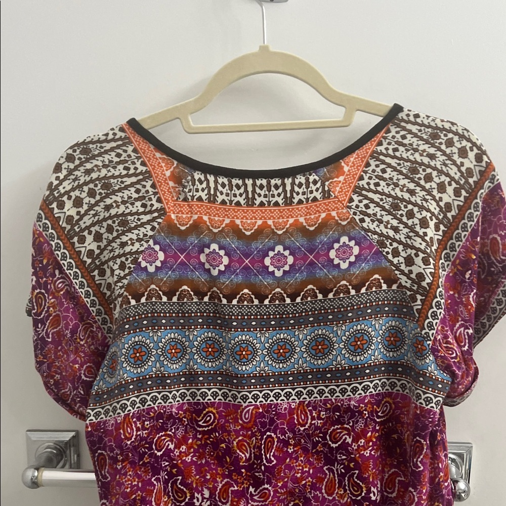 ✨ Boho Vibes NorthStyle Multicolor Patterned Blou… - image 7